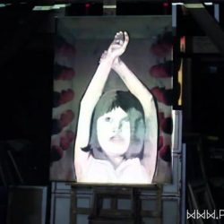 Projection sur peinture à l'huile.
Peinture : Julien Legars
Projection : Purpurea Labo Summer 2016