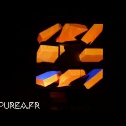 Projection 3D en préparation à la Bass Invaders du 06/12/2015.
Ceci est l'oeil du Space Invader. Essais satisfaisants !
Structure, modelling 3D, projection réalisé par Purpurea.
- 2015 - 3D Training - Purpurea Labo.